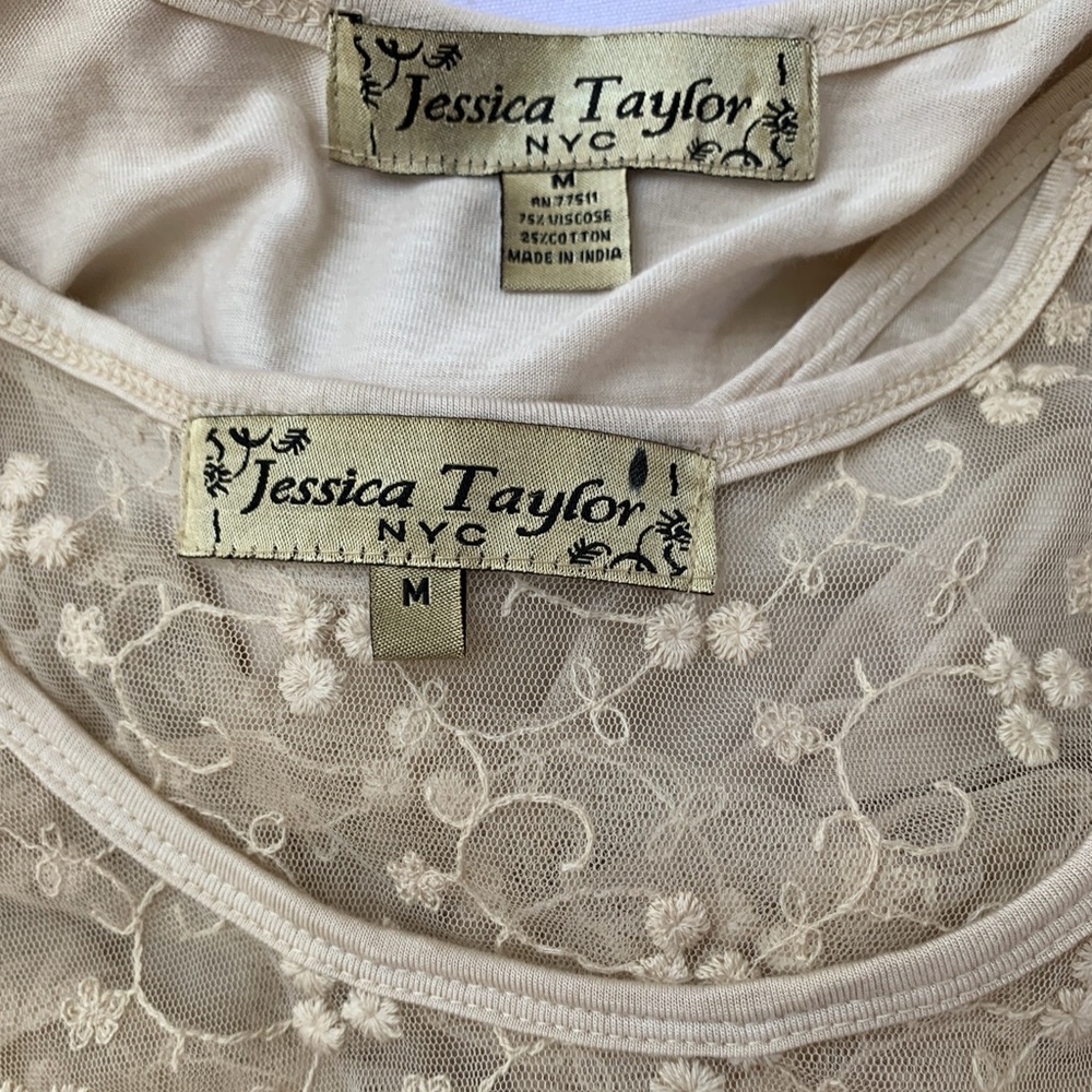 Jessica Taylor 2pc dress/top set nwot - Picture 7 of 7